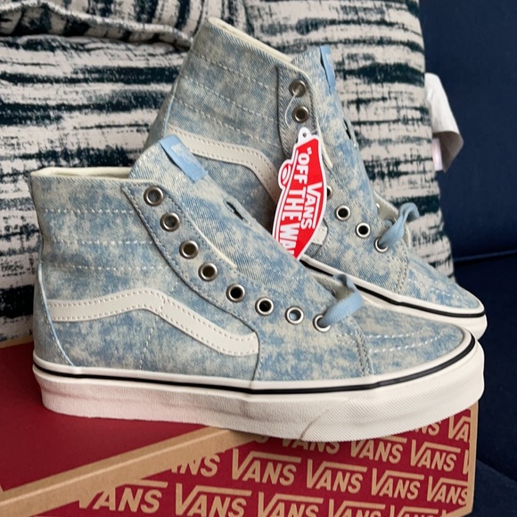 Vans Sk8-Hi Tapered Denimdstry Winter Sky Marshmalow MENS - Picture 7 of 16